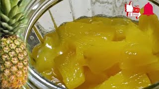 Pineapple Sugar Preservation DIY  School Project in EPP step by step [upl. by Kcirdnek532]