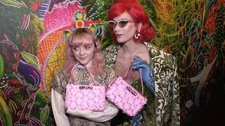 Maisie Williams J Balvin Aleali May Miss Fame Front Row at Kenzo Fashion Show [upl. by Imoyaba]