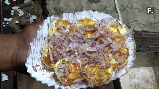 Boiled Egg Fry Street Food  Egg Fry Special  Egg Street Food  Boiled Egg Street Food Jaipur [upl. by Amla]