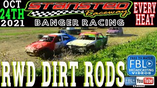 Stansted Raceway RWD Dirt Rods ALL HEATS 24th October 2021 Banger racing Free to watch [upl. by Meil]