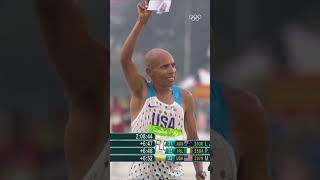 Never let them know your next move 🤠 Mebrahtom Keflezighi Rio 2016 [upl. by Wally]