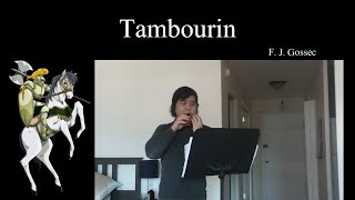 Tambourin FJ Gossec1734–1829 [upl. by Tennaj]