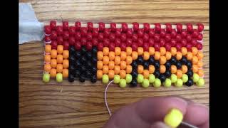 How to make a pony bead banner [upl. by Kele]