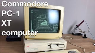 Commodore PC 1 Part 13  Overview repairs and first boot [upl. by Arst]