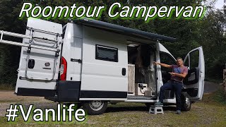 Roomtour Campervan Camper Van Ausbau Dirk on Tour goes Vanlife Vanlife [upl. by Griseldis470]