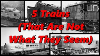 5 Trains That Are Not What They Seem 🚂 History in the Dark 🚂 [upl. by Atiroc221]