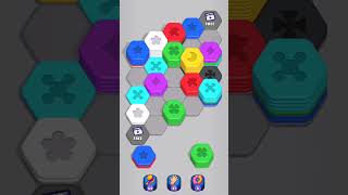 Hexa Sort game gammer gamming fun kids viral shorts kidsgames [upl. by Kinghorn121]