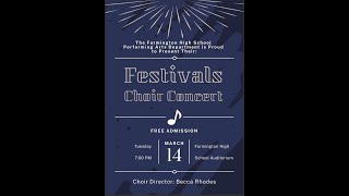 Farmington High School Choir Department Festivals Concert 2023 [upl. by Ahsenauj]