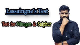 20Lassaignes Test  Test for Nitrogen amp Sulphur  Organic Chemistry [upl. by Plate469]