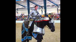 Full Metal Jousting Knights of Valour at Breyerfest KY Joe McKinley vs James Fairclough [upl. by Nomzed]