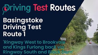 Basingstoke Driving Test Route 1 [upl. by Wobniar157]