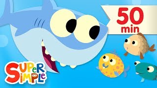 FIVE LITTLE FISHES SWIMMING IN THE SEA TEASING MR SHARK Action Song 🐠🐠🐠🐠🐠🦈 [upl. by Alexander]