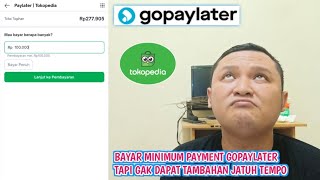 PENGALAMAN BAYAR MINIMUM PAYMENT GOPAYLATER [upl. by Andromeda]