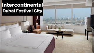 Intercontinental Dubai Festival City Hotel  Complete Room Tour  Dubai Hotel [upl. by Ecinom]