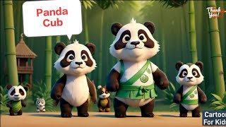 The Panda Cub 🐼🐼🐼  Panda Tales 🐼🐻🐼 exploring his new World 🌍🌍  Panda 🐼🐼 tales cartoon [upl. by Suehtomit11]