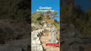 Gwaldam less known trek gwaldam popcorntrip uttarakhand trek [upl. by Linden]