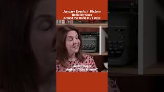 January Events in History  Nellie Bly Goes Around the World januaryhistory tellinghistory [upl. by Elylrac860]