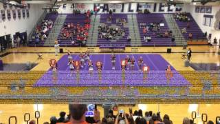 Brentsville District High School PWC Cheer Competition 2016 [upl. by Yesak281]