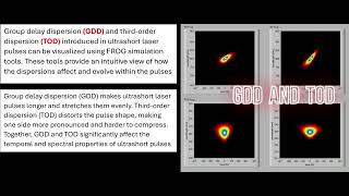 Group Delay Dispersion GDD and Third Order Dispersion TOD in Ultrashort Laser Pulses [upl. by Eerehs]