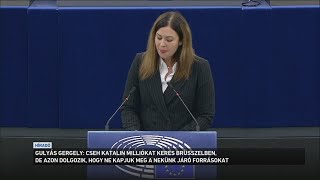 Cseh Katalin milliókat keres Brüsszelben de azon dolgozik hogy ne kapjuk meg az uniós forrásokat [upl. by Borrell]