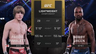 UFC 304  Bobby Green v Paddy Pimblett [upl. by Minica]