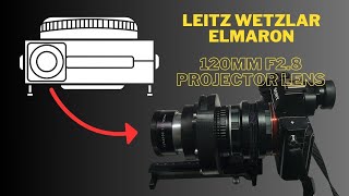 Vintage 35mm camera lens Leitz Wetzlar Elmaron 120mm F28 projector lens on full frame digital [upl. by Nahte]