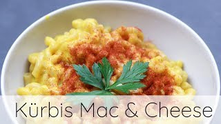 Kürbis Mac amp Cheese  Rezept vegan 🍝 [upl. by Ardisj68]