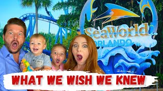 Genius Tips for Visiting SeaWorld Orlando Florida [upl. by Ignazio]