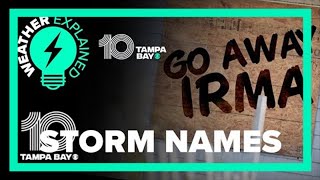 Where do hurricane names come from  Weather Explainer [upl. by Aloivaf]