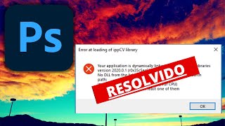 TUTORIAL  Como CORRIGIR erro IPPCV LIBRARY do ADOBE PHOTOSHOP FUNCIONAL [upl. by Ainit157]