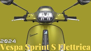 2024 Vespa Sprint S Elettrica  Features and Performance  The Future of Urban Mobility [upl. by Enneite]