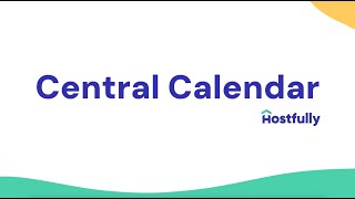 A Hostfully Feature Central Calendar [upl. by Jonme]