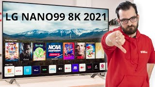 LG NANO99 8K 2021 TV Review  Not the best highend 8K model [upl. by Htebazie878]