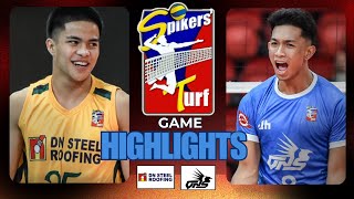 FEU VS VNS  Game Highlights  Spikers Turf Mens Volleyball [upl. by Sineray]