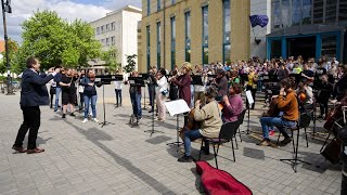 Beethoven Örömóda  Flashmob Kecskeméten [upl. by Asiralc]