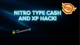 Nitro Type cash and XP hack video [upl. by Atteuqihc]