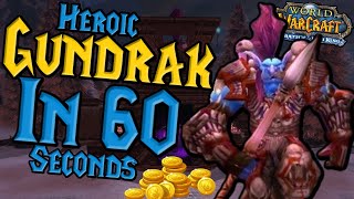 Heroic Gundrak Guide In 60 SECONDS  WOTLK Classic Phase 1 [upl. by Basia737]