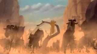 Escape the wildebeest  The Lion King Musical Version [upl. by Ardin]