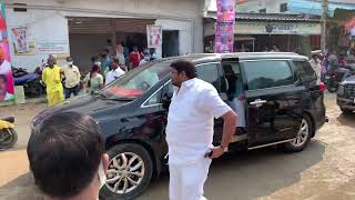 Talasani Skylab Yadav Mass entry at Komuravelli Mallanna Jathara 2022 [upl. by Elnar]