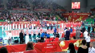 The National Anthem of France Volleyball FIVB Mens Championship in Bydgoszcz 2014 [upl. by Hsaniva]