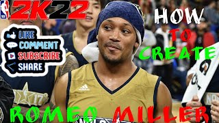 NEW NBA 2K22 Best Romeo Miller face creation Tutorial EVER [upl. by Sumer]