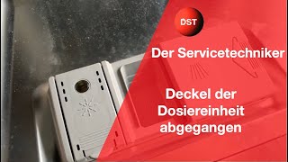 Deckel der Dosiereinheit abgegangen Tab Fach [upl. by Ainevul885]