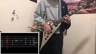 Polyphia  Saucy Guitar Cover TABS [upl. by Naitsirc]