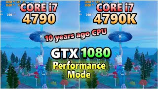 GTX 1080×CORE i7 4790 i7 4790Kfortnite chapter5 Season4performance SOLOFPS TESTフォートナイト2024 [upl. by Parik]