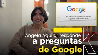 La respuesta de Ángela Aguilar cuando le preguntaron sobre su relación con Christian Nodal [upl. by Amled]