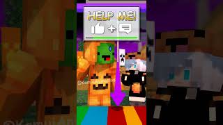 Help Mikey Stop The Fastest Arrows🎃  MAIZEN Minecraft Animation shorts [upl. by Sum451]