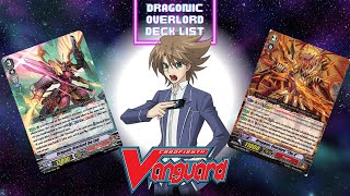 DRAGONIC OVERLORD PREMIUM Deck list  Cardfight Vanguard [upl. by Augustus]