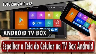 ðŸ”¸ Espelhando a Tela do celular na TV via Box Android  Com APP RemoDroid [upl. by Hatti]