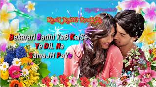 Bekarari Badi Kab Kaise Ye DiL💝💕🌹 New Love Heart Touching 💕💝🌹 whatsapp status [upl. by Colp]