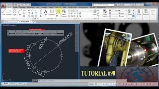 HOW TO FIND THE DISTANCE BETWEEN THE HOLES ON FLANGES WITH DETAIL EXPLANATION TUTORIAL 90 [upl. by Lekkim718]